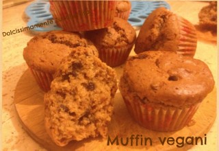 Muffin vegani con cioccolato ricetta