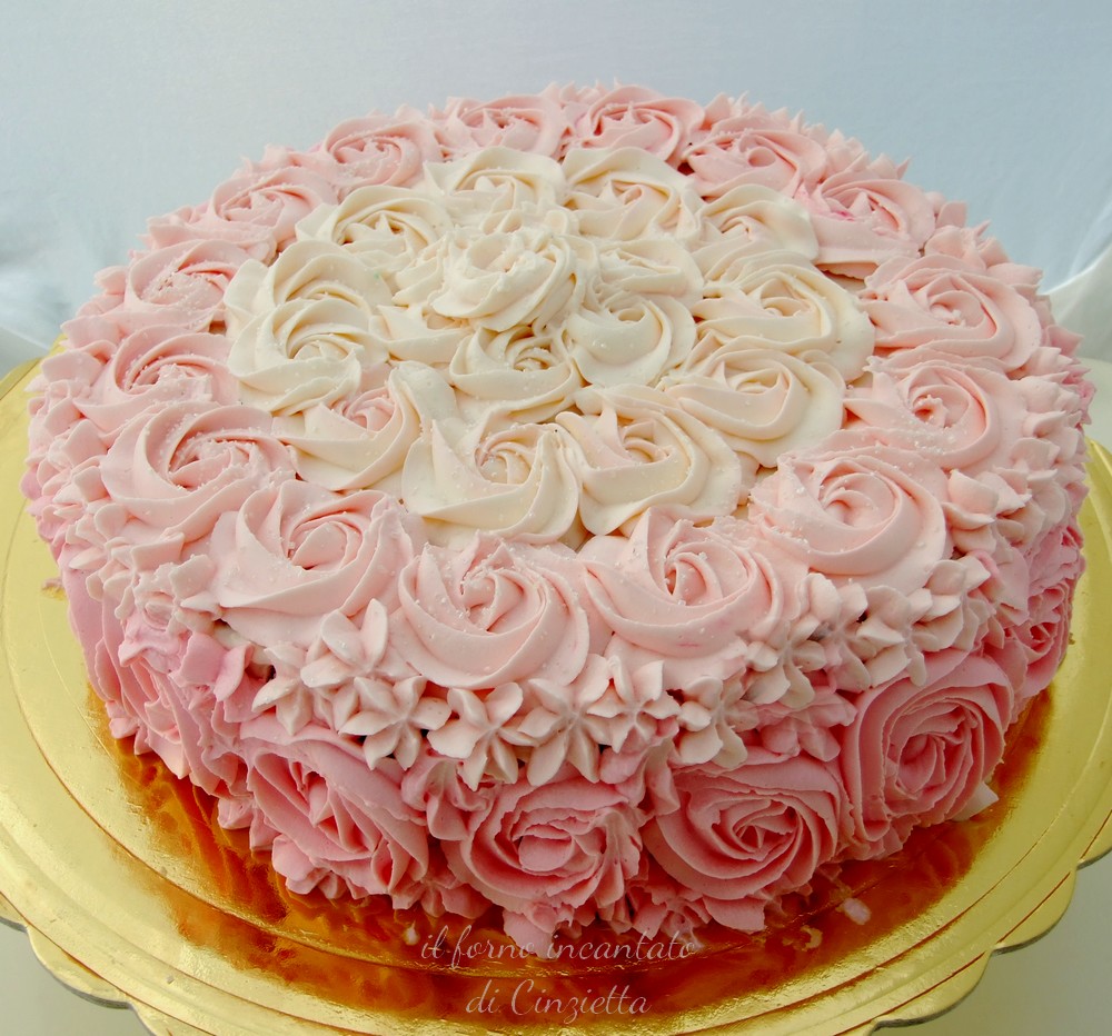 torta rose panna
