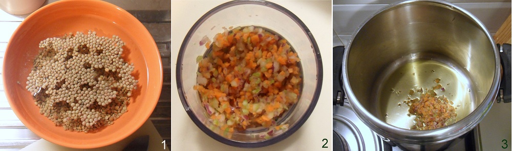 Minestra di pasta e lenticchie ricetta vegana il chicco di mais 1