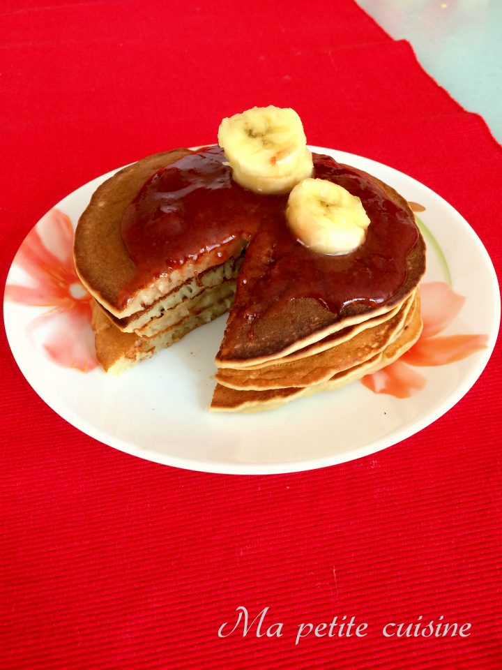 Pancakes senza uova alle banane