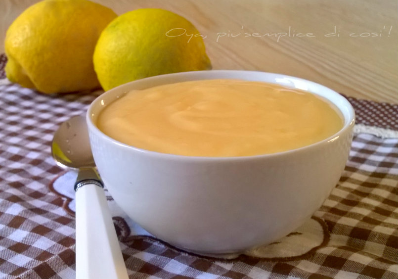 Lemon curd, ricetta semplice | Oya