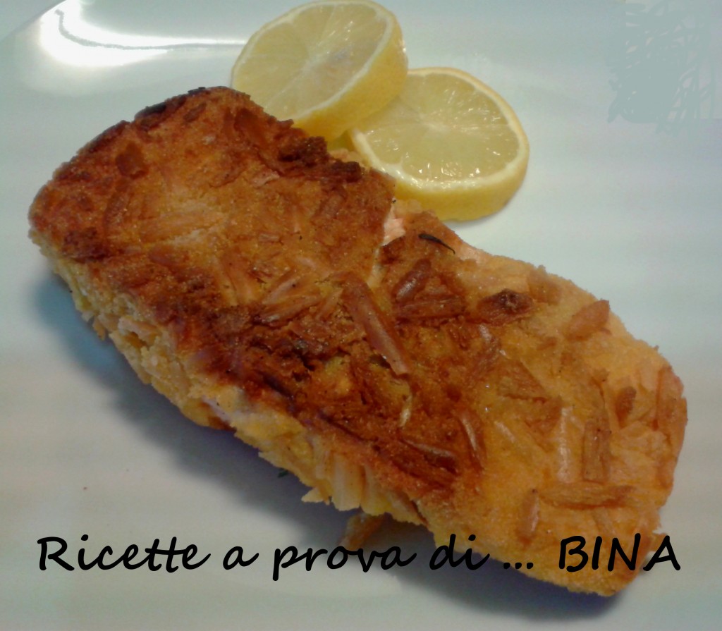 Salmone in crosta - ricette a prova di Bina