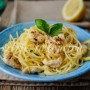 Spaghetti con pollo al limone ricetta veloce vickyart arte in cucina