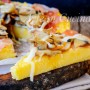 Crostata di polenta speck e funghi ricetta facile vickyart arte in cucina