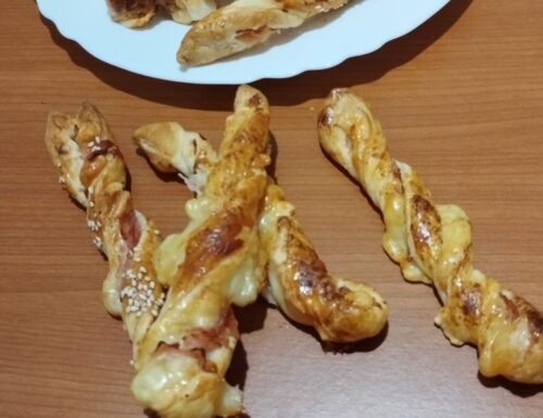 Riccioli di pasta sfoglia