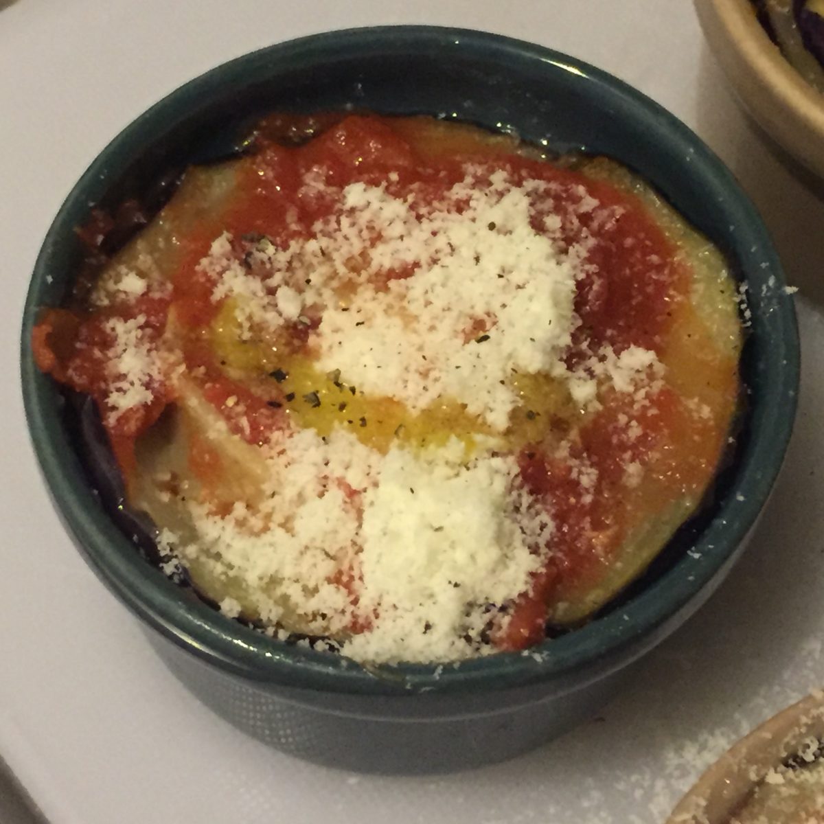 mini parmigiana la parmigiana monoporzione