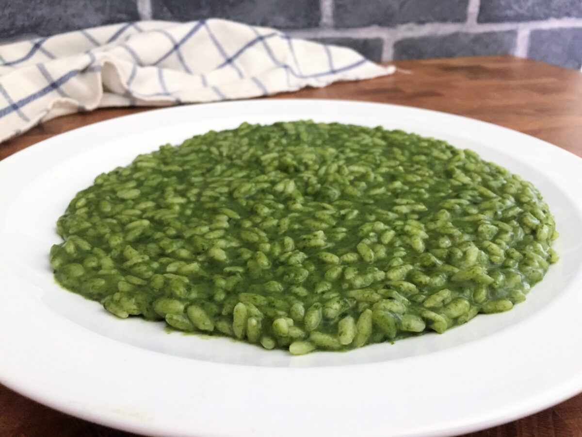 risotto spinaci cremoso