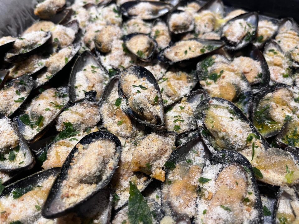 cozze gratinate