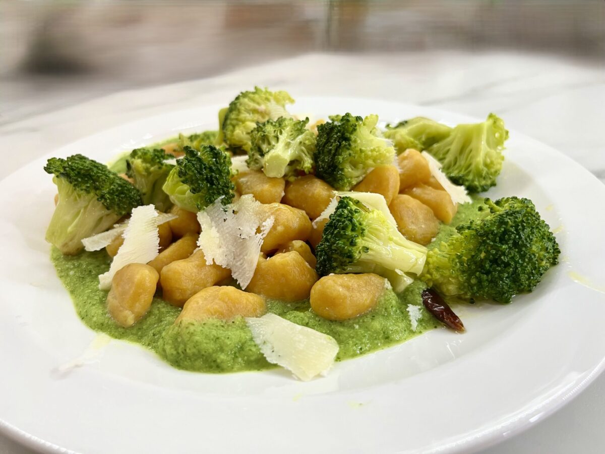 gnocchi carote crema broccoli