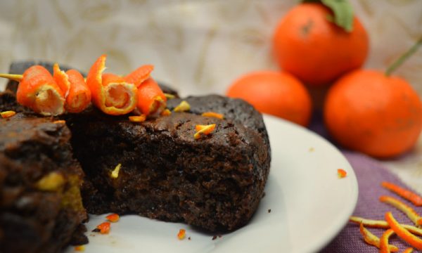 Torta 12 cucchiai al cioccolato e arancia, ricetta vegan
