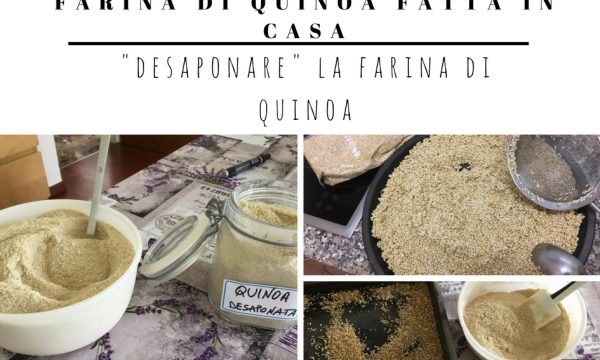 Desaponare la quinoa | Ricetta farina di quinoa fatta in casa