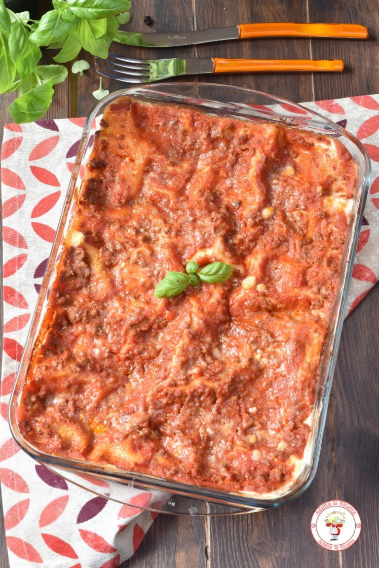 Lasagne Alla Bolognese Con Sfoglia Secca Semplice E Veloce ⋆ Adatta La ...