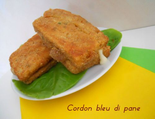 Cordon bleu di pane, secondo piatto