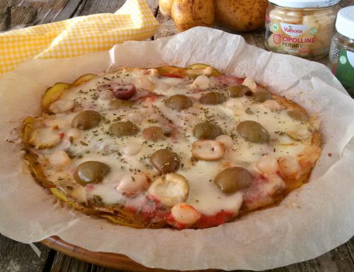 Pizza di patate con olive ricetta pronta in 15 minuti