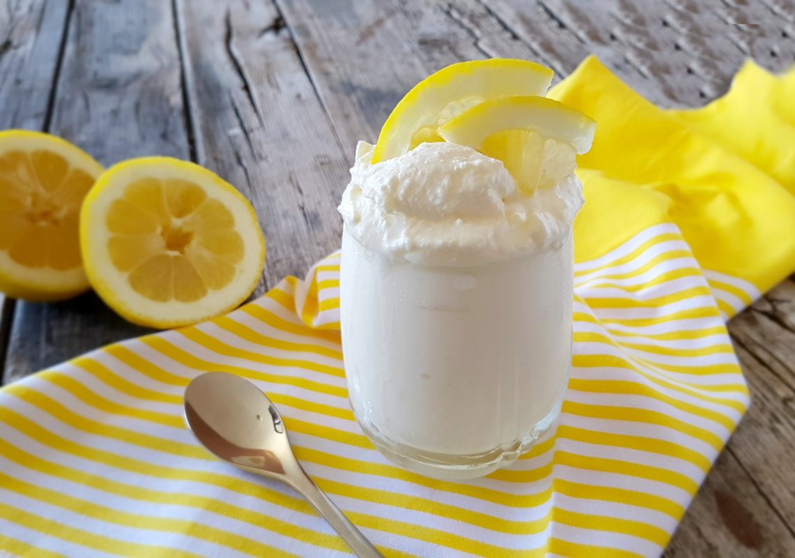 crema fredda al limone