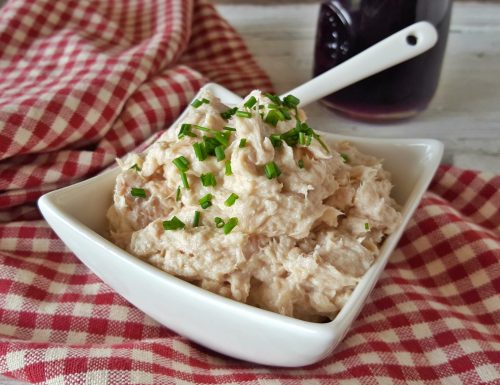 Mousse ricotta e tonno pronta in due minuti