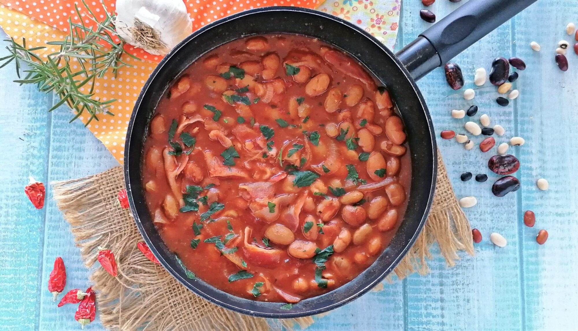 Fagioli alla Bud Spencer cremosi e gustosi  Ricette con fagioli, Ricette  contorni, Ricette di cucina