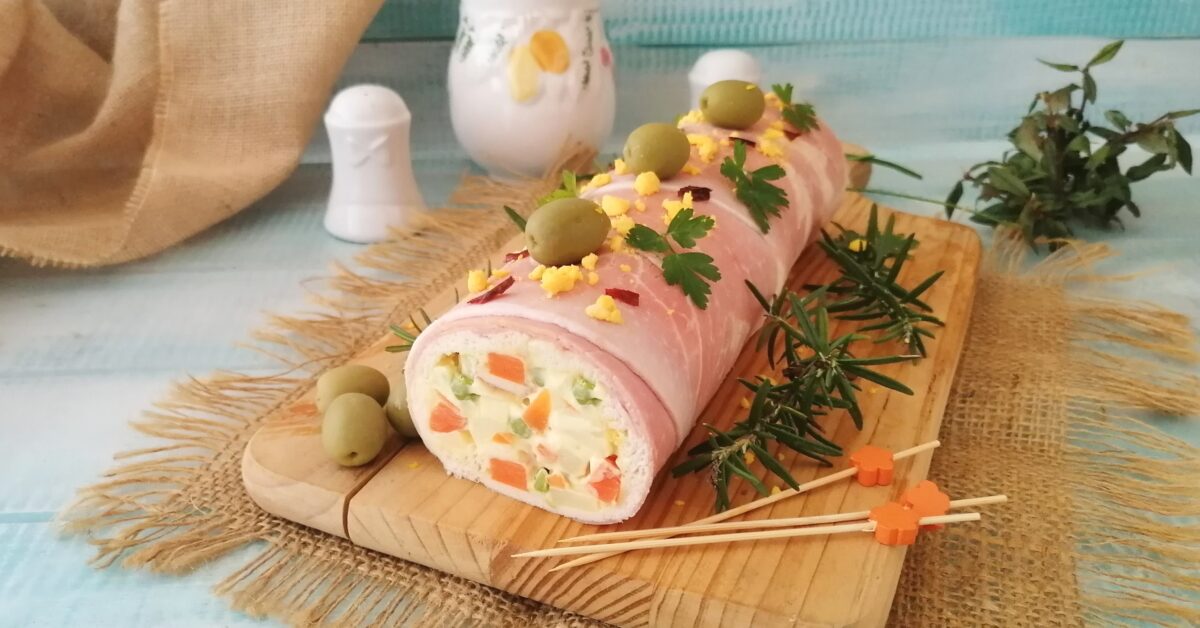 rotolo con insalata russa