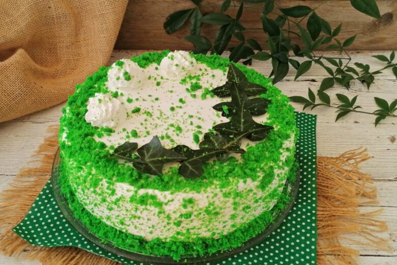 GREEN VELVET CAKE TORTA AMERICANA FACILISSIMA