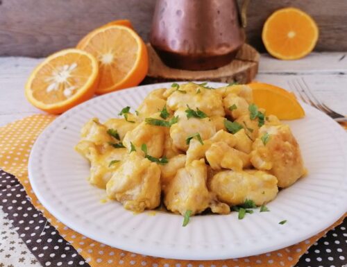 BOCCONCINI DI POLLO ALL’ARANCIA CREMOSI E DELICATI