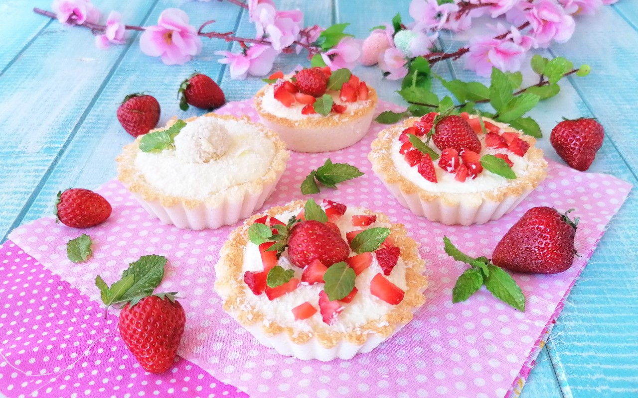 crostatine di cocco