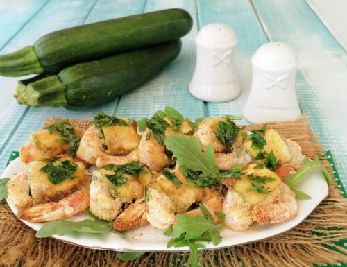 INVOLTINI DI GAMBERI E ZUCCHINE FACILI E VELOCI