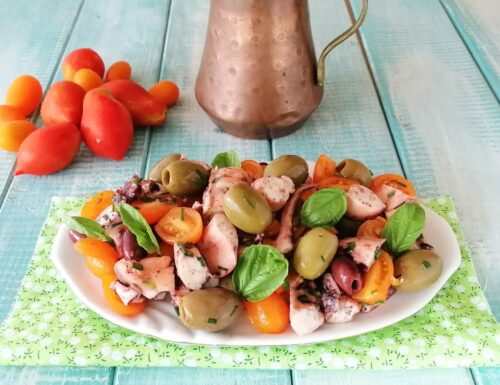 INSALATA DI POLPO E POMODORINI