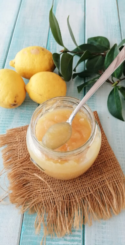 pasta di limone a lunga conservazione