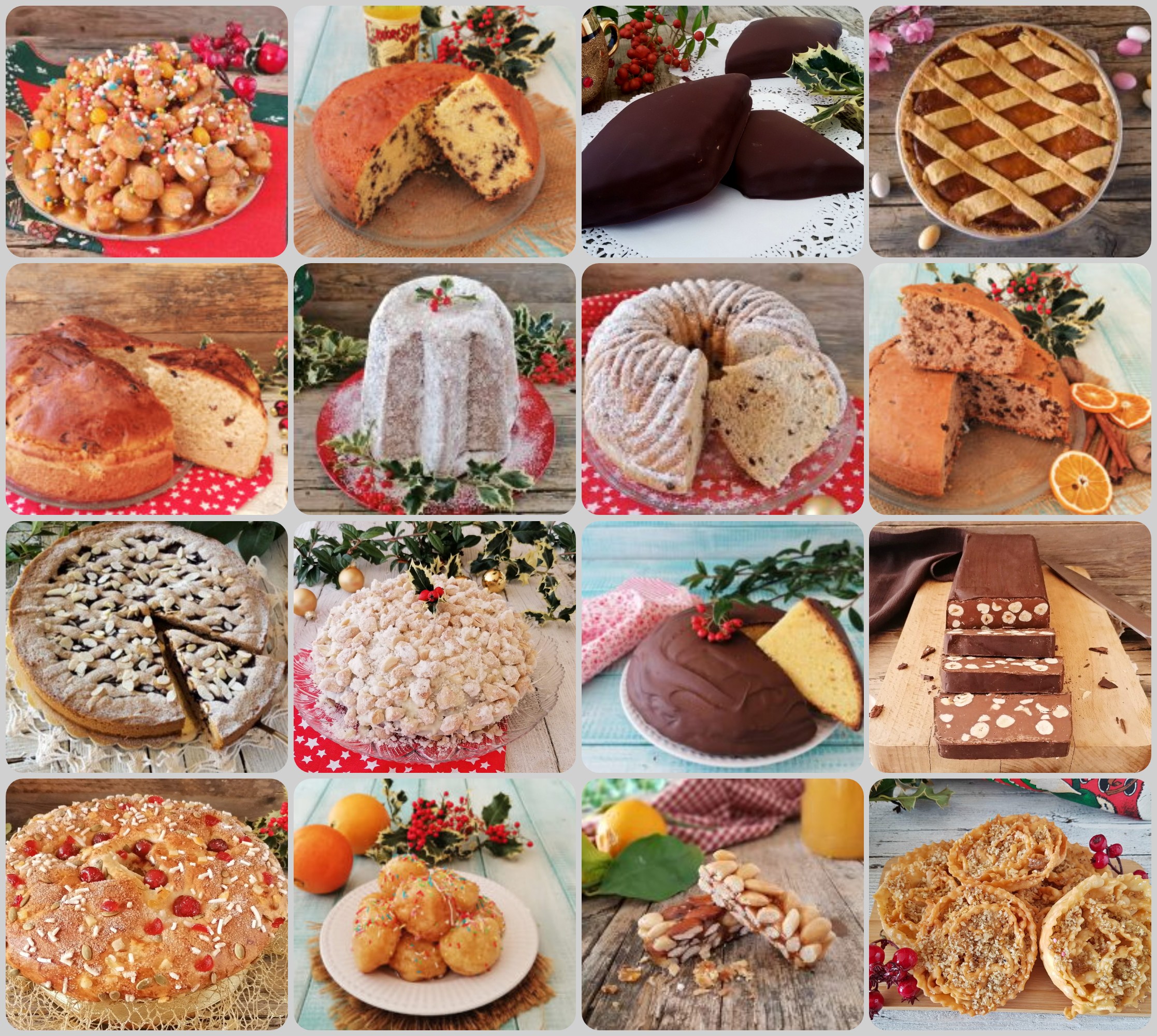 DOLCI DELLA TRADIZIONE NATALIZIA ITALIANA E STRANIERA