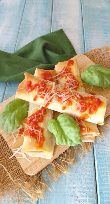 cannoli di parmigiana di melanzane