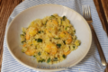 Couscous zucchine gamberetti e zafferano