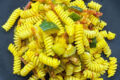 Pasta Zucchine Speck e Zafferano