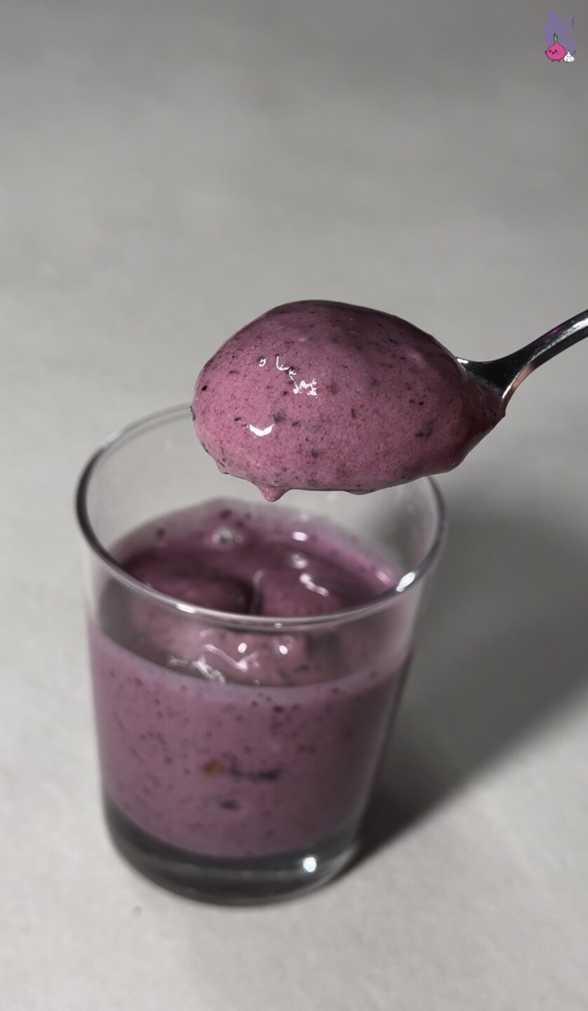 GELATO Fatto in Casa con Banana e Mirtilli 