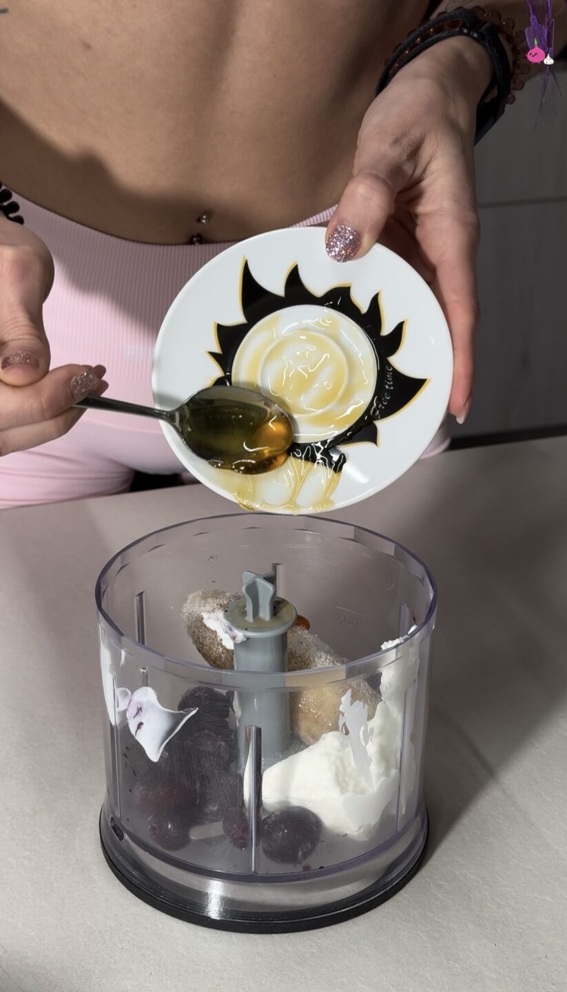 GELATO Fatto in Casa con Banana e Mirtilli 