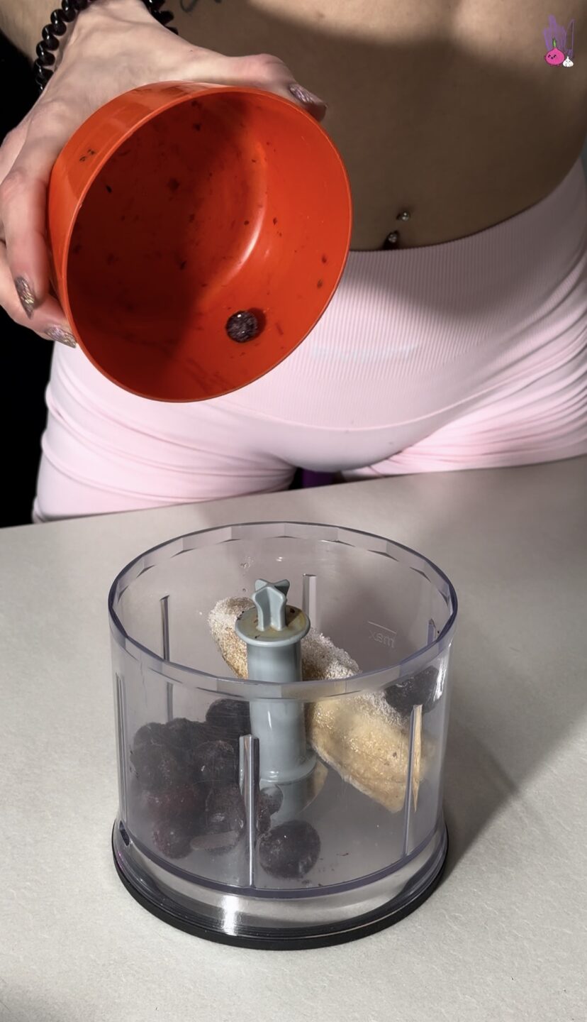 GELATO Fatto in Casa con Banana e Mirtilli 