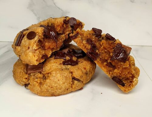 Cookies a cioccolato e burro di arachidi