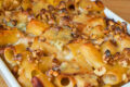 Pasta al forno con gorgonzola speck e noci