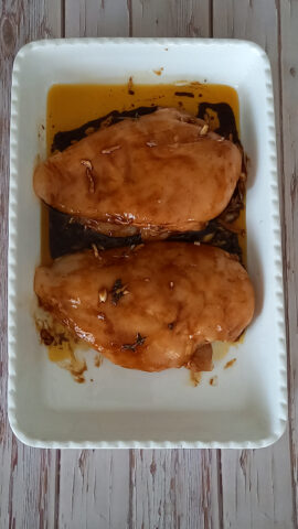 pollo di petto marinato