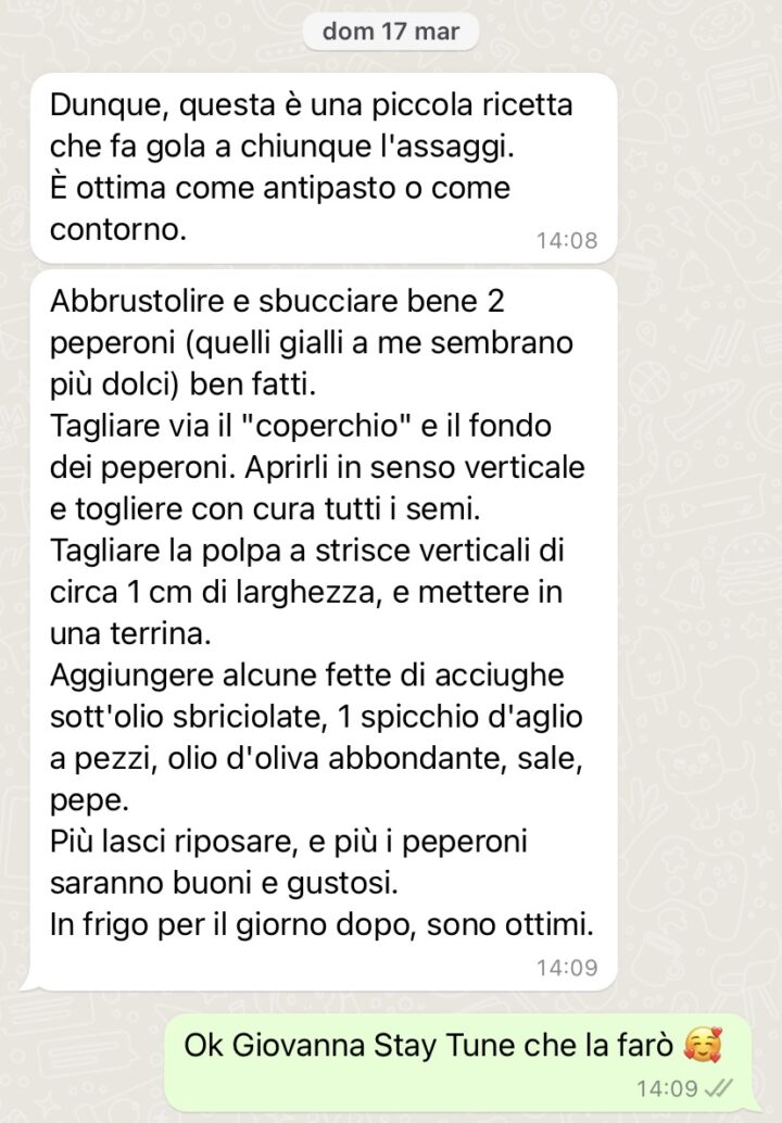 Ricetta originale