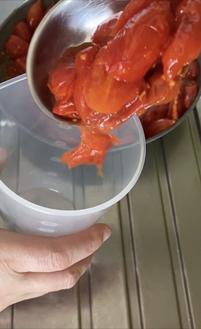 Trasferisci i pomodori