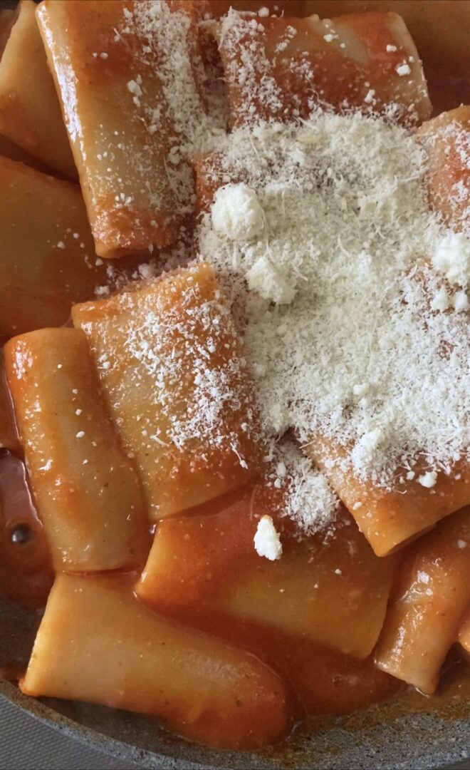 Mantecare con il formaggio