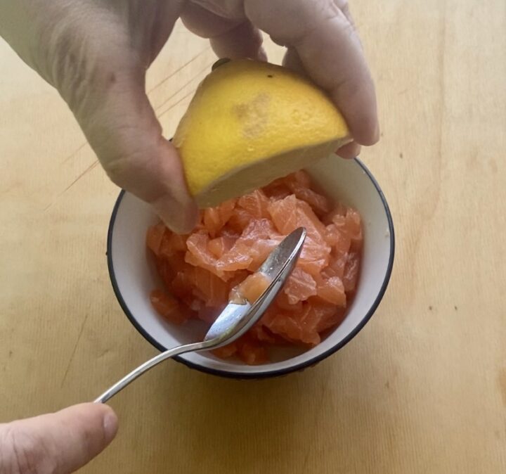 Condire il salmone