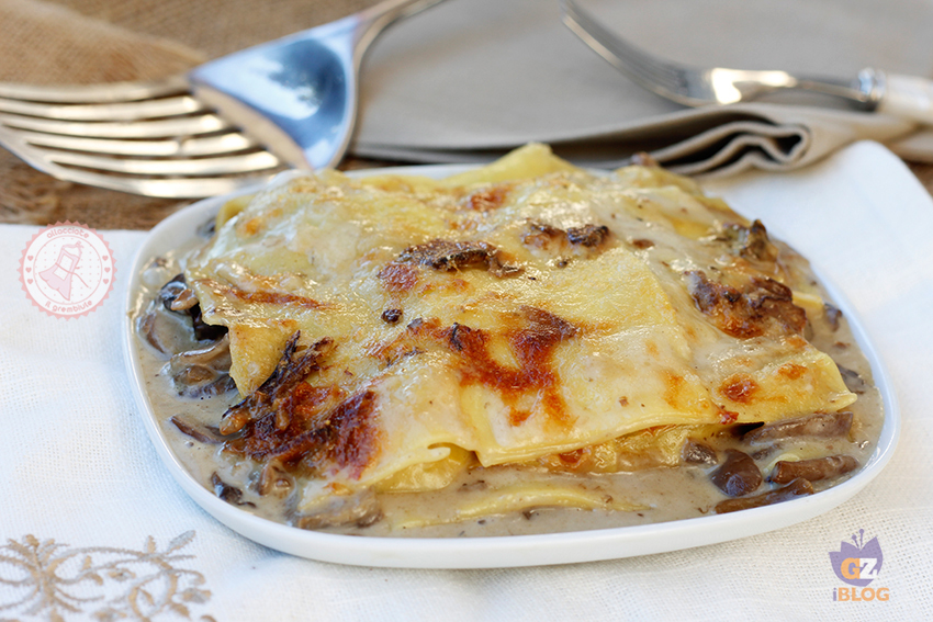 LASAGNE AI FUNGHI ricetta primo piatto facile gustoso