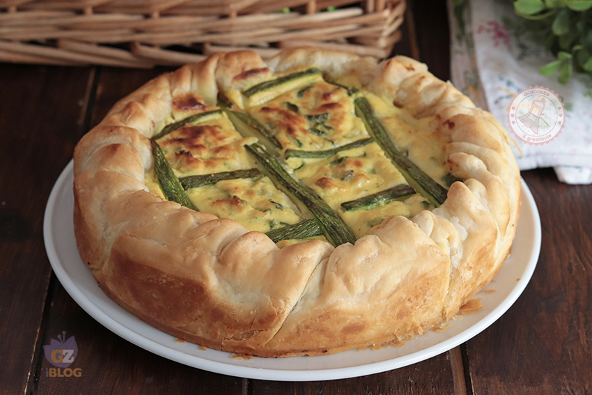 TORTA SALATA ZUCCHINE ricetta facile e veloce
