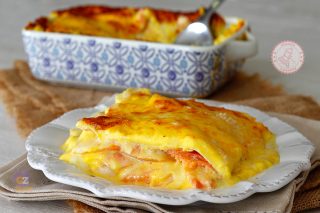 LASAGNE SALMONE E ZAFFERANO