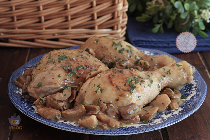 POLLO AI FUNGHI ricetta