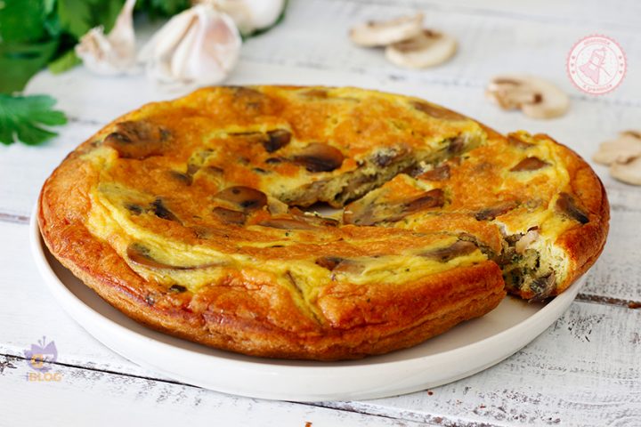 FRITTATA CON I FUNGHI Freschi O Congelati Ricetta Facile Saporita