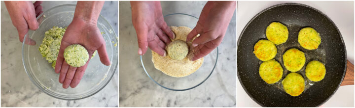Polpette zucchine e ricotta