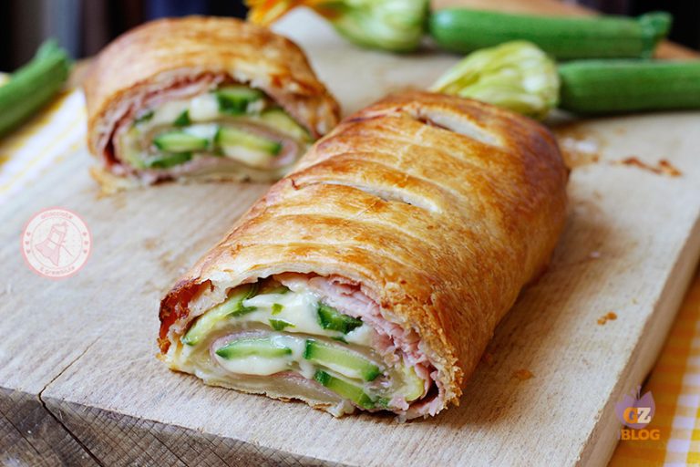 ROTOLO CON ZUCCHINE PROSCIUTTO E FORMAGGIO ricetta veloce