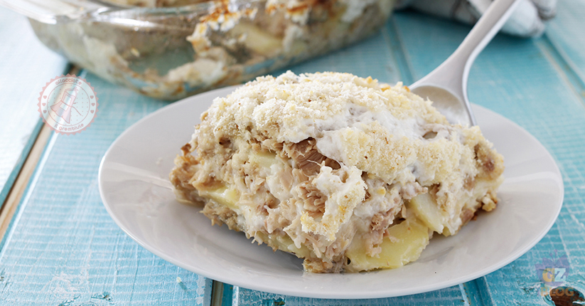 PASTICCIO TONNO E PATATE ricetta facile solo da assemblare